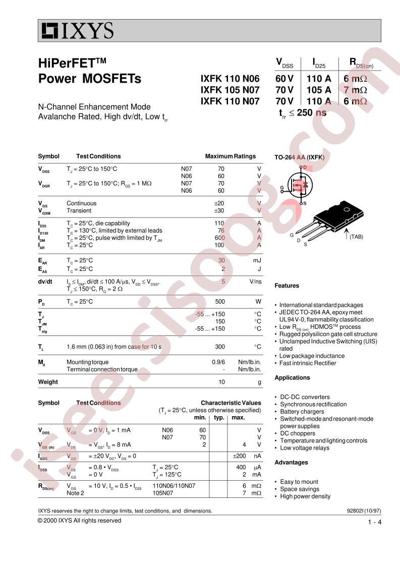IXFK(105,110)N06/N07