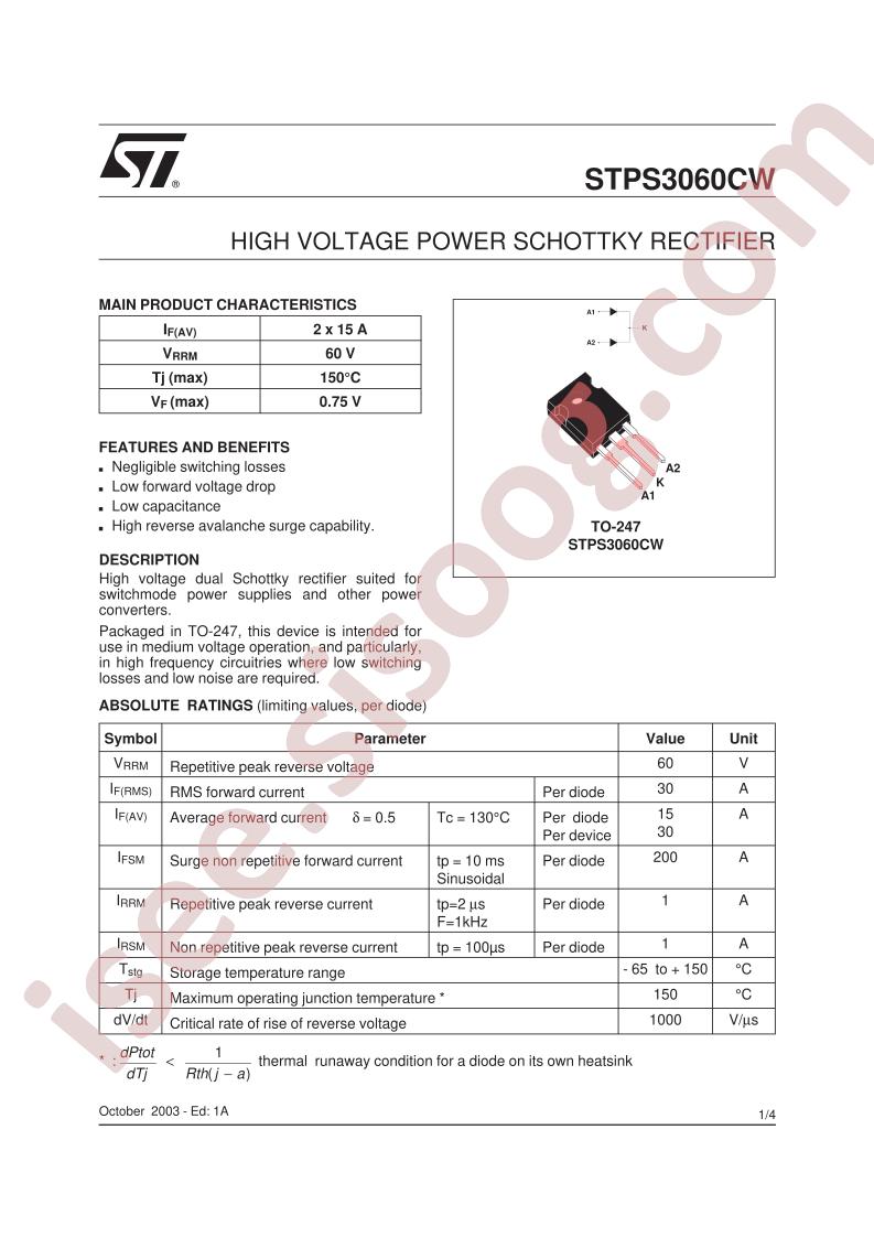 STPS3060CW