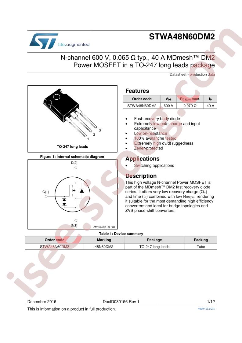 STWA48N60DM2