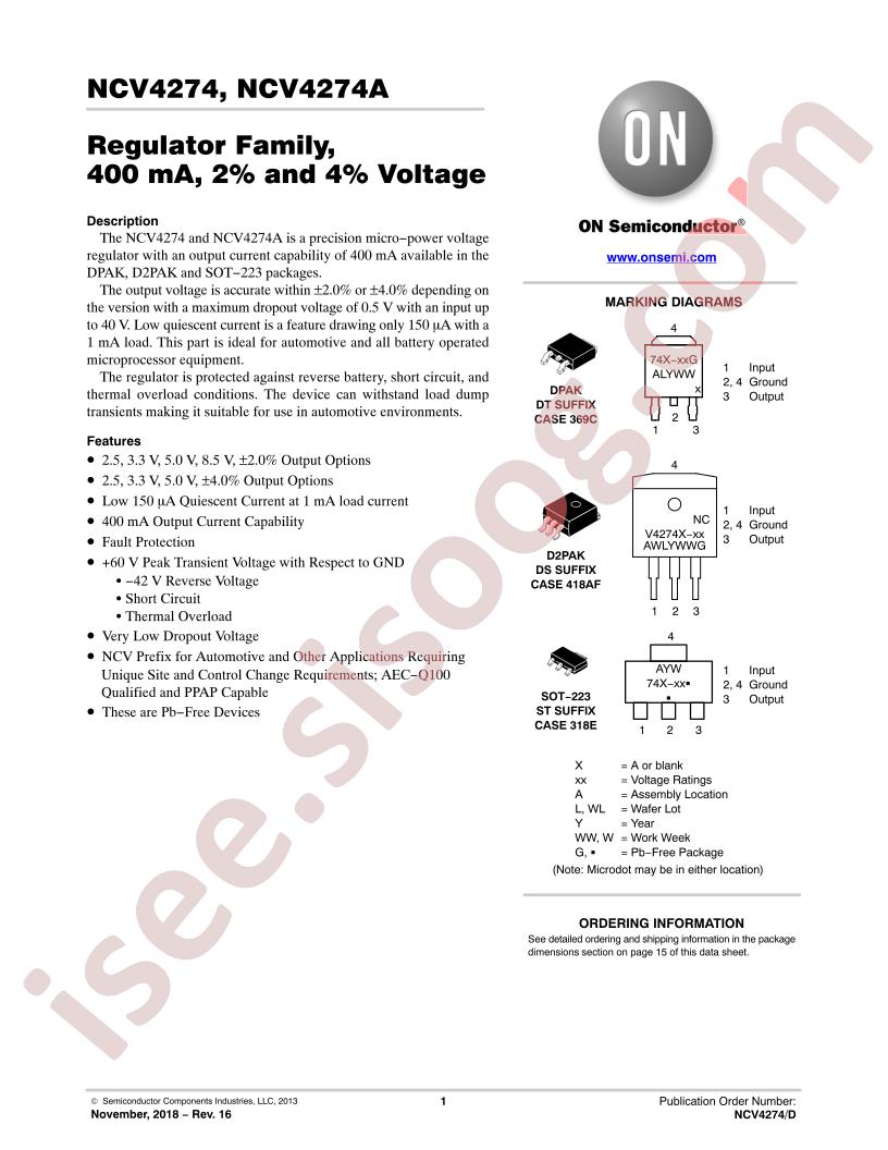 NCV4274(A)