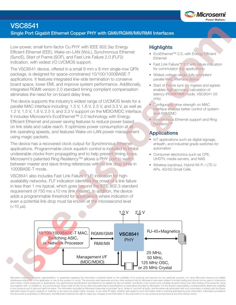 VSC8541 Brief