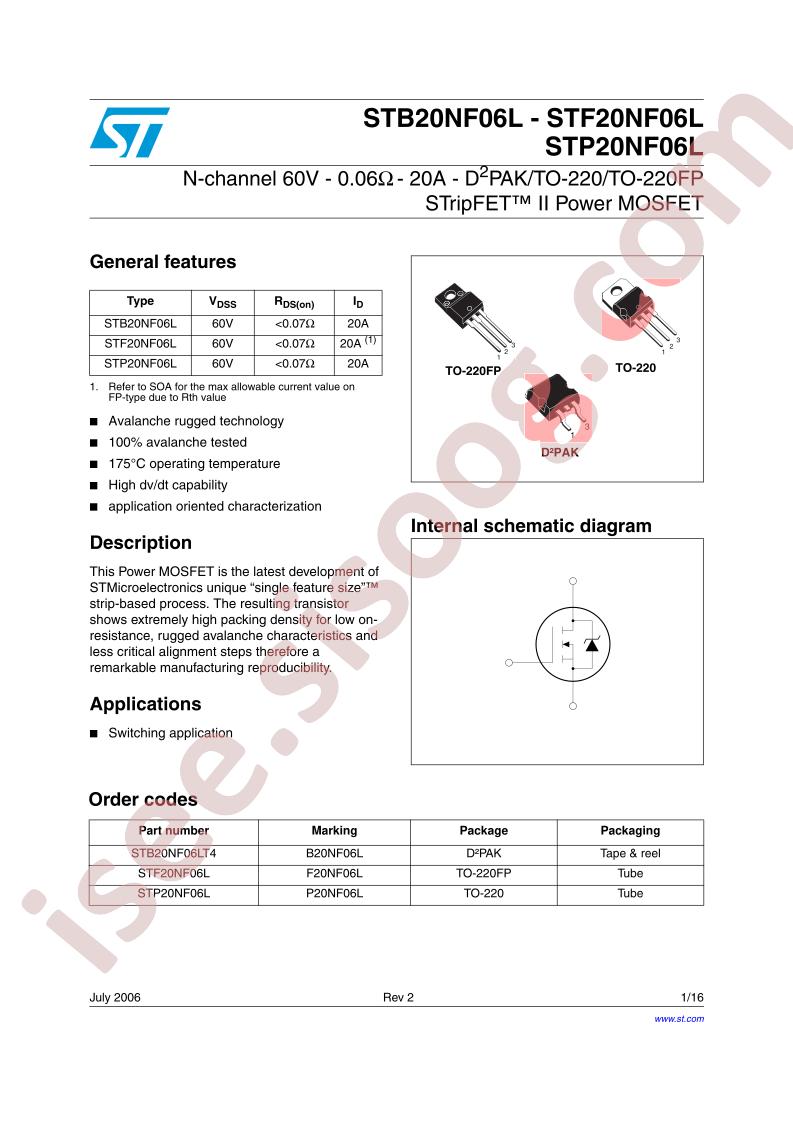 STx20NF06L