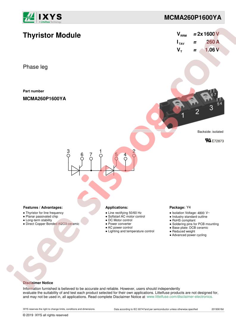 MCMA260P1600YA