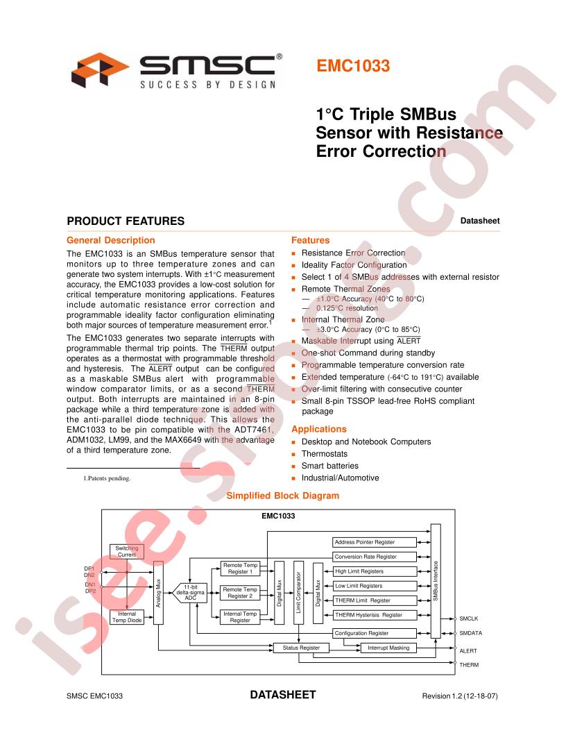 EMC1033 Datasheet~