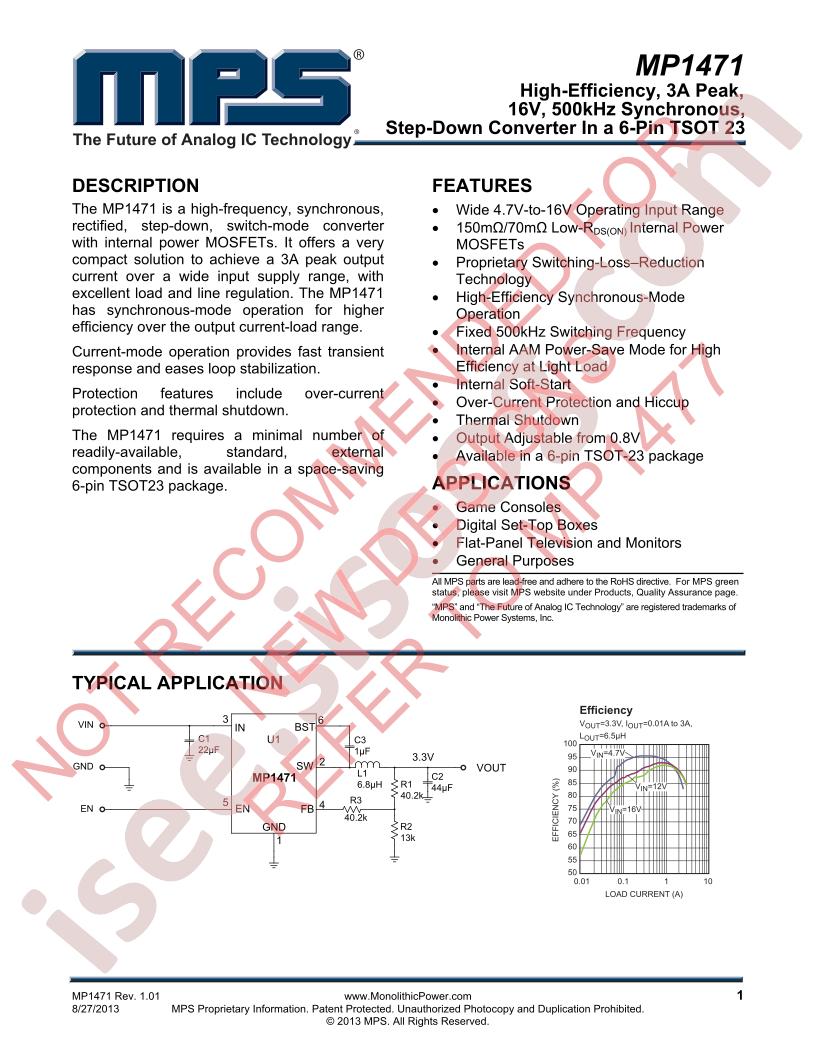 MP1471 Datasheet