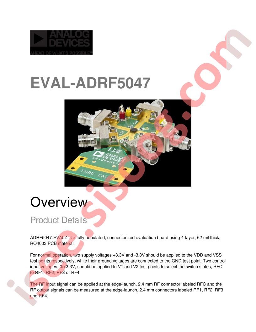 ADRF5047-EVALZ