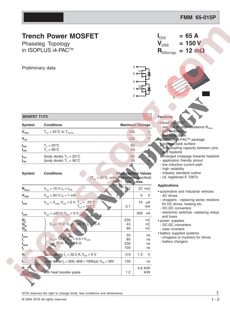 FMM65-015P