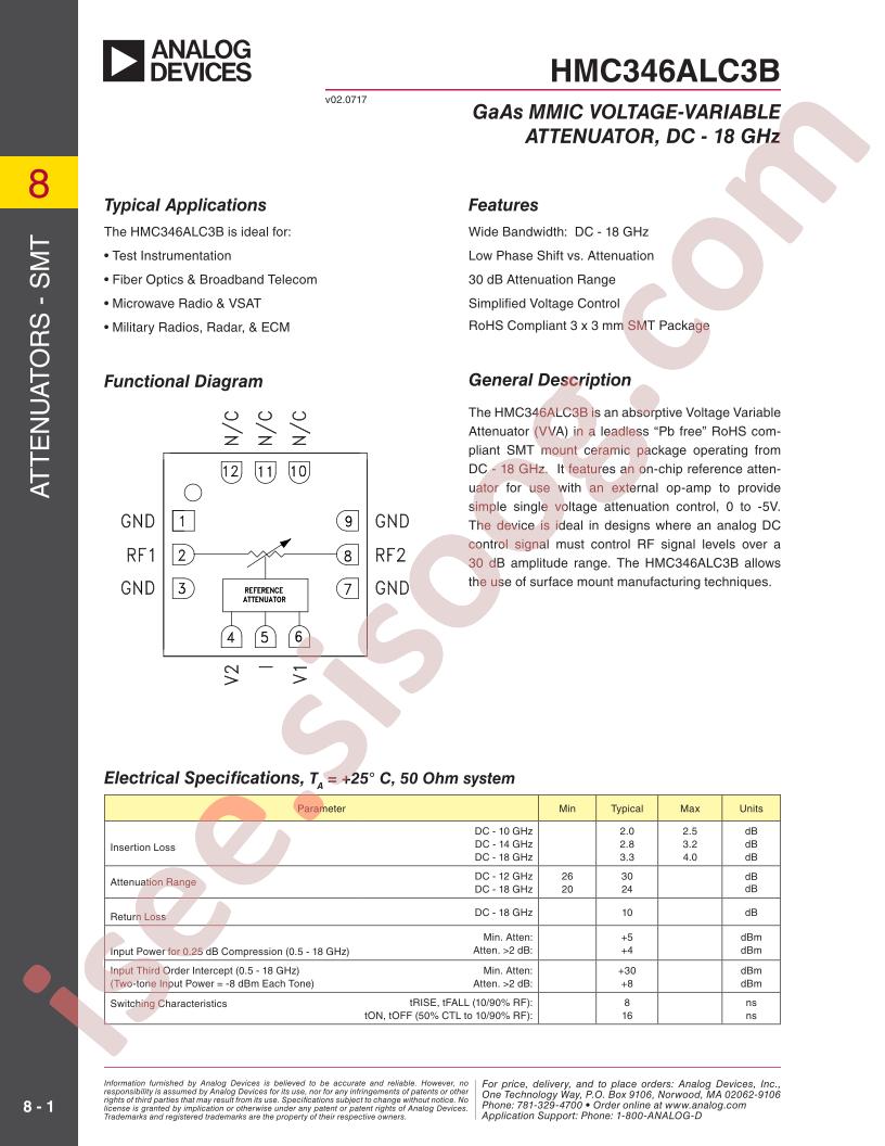 HMC346ALC3B