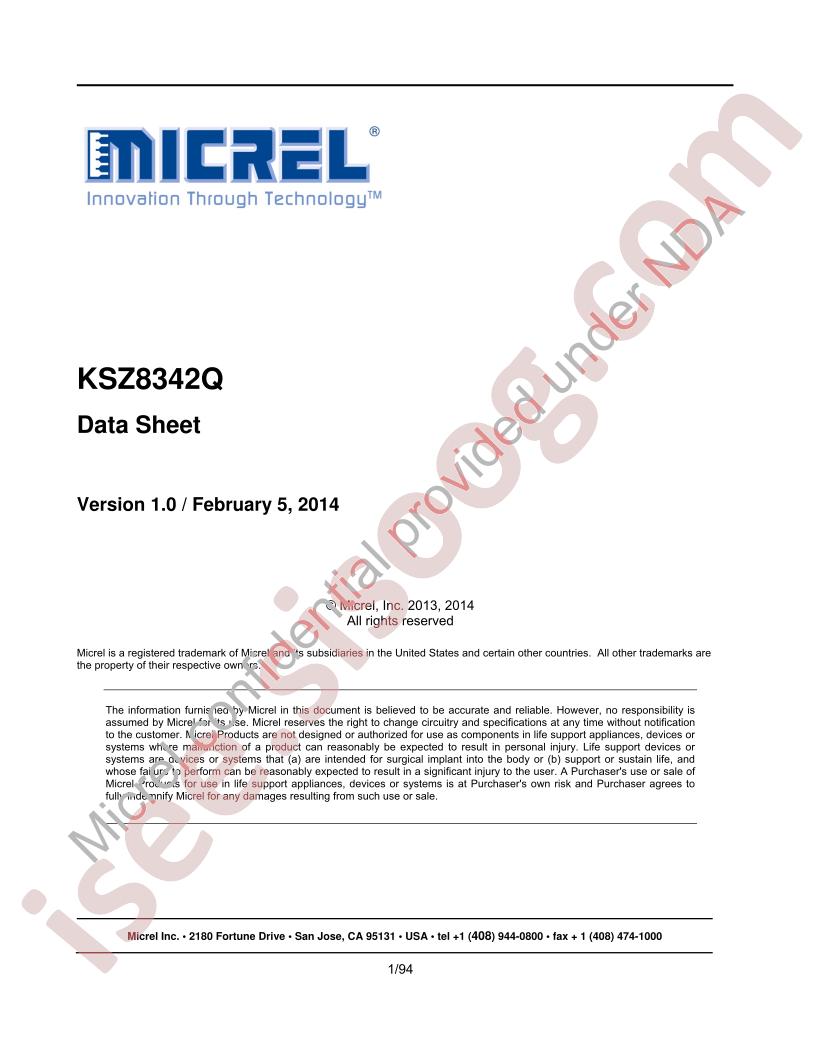 KSZ8342Q