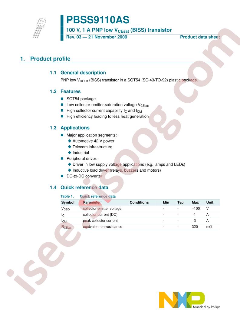 PBSS9110AS