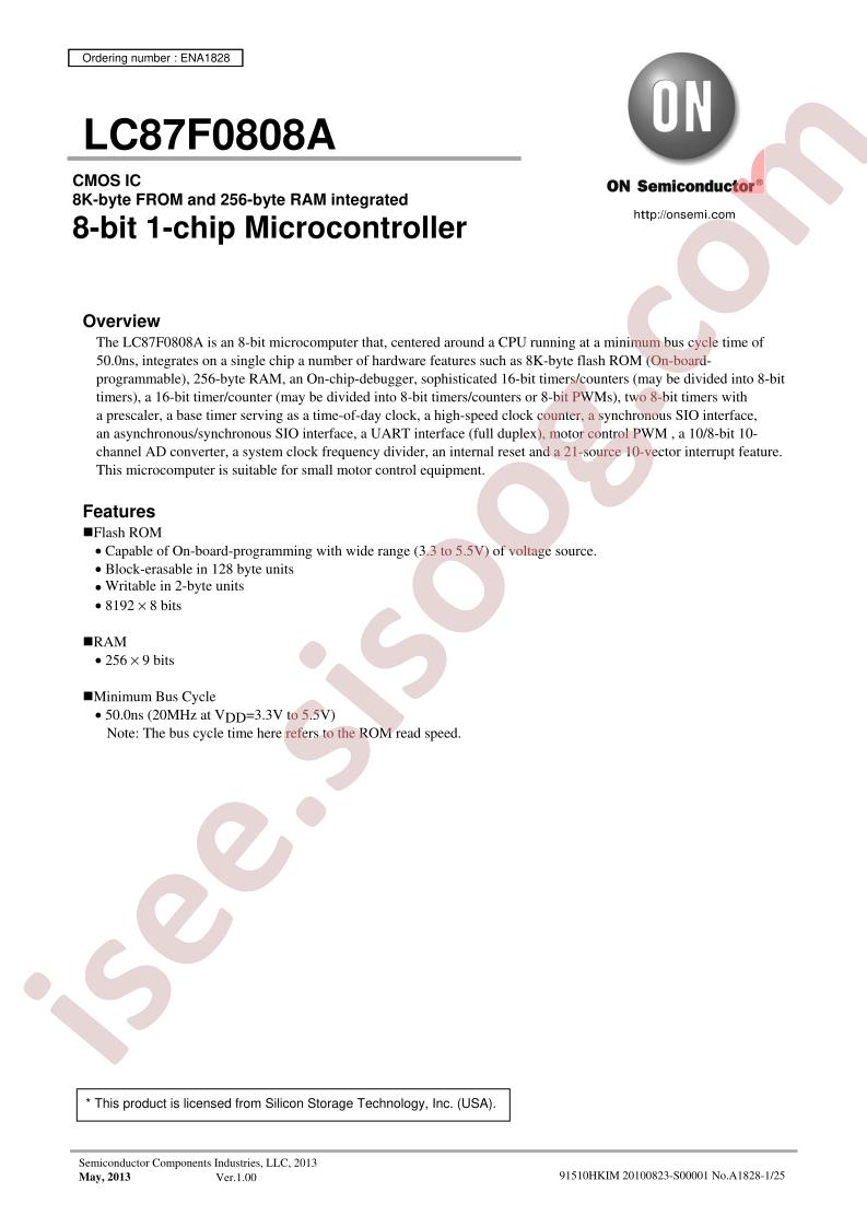 LC87F0808A
