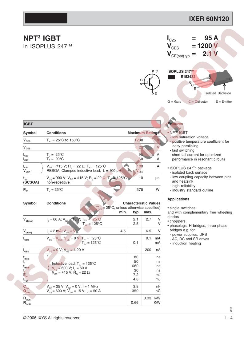 IXER60N120