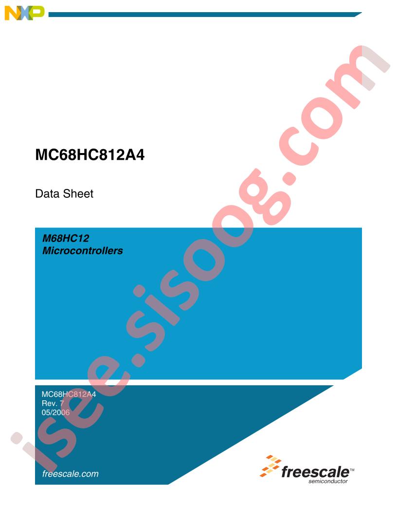 MC68HC812A4 Series