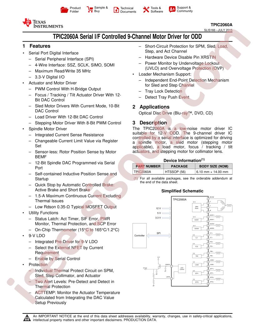 TPIC2060A Datasheet