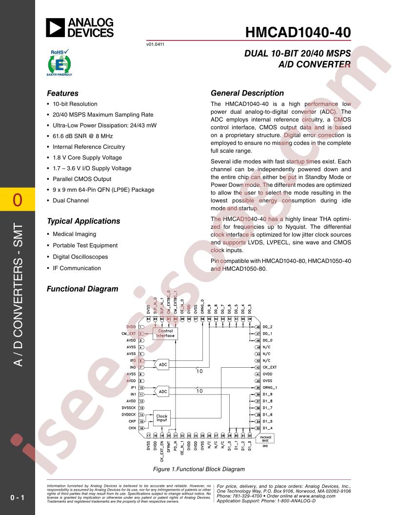 HMCAD1040-40