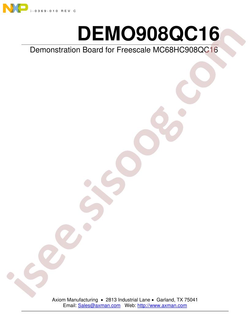 DEMO908QC16 User Manual