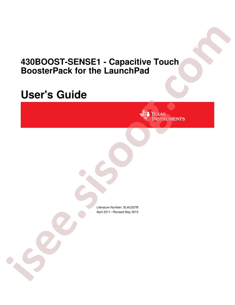 430BOOST-SENSE1 User Guide