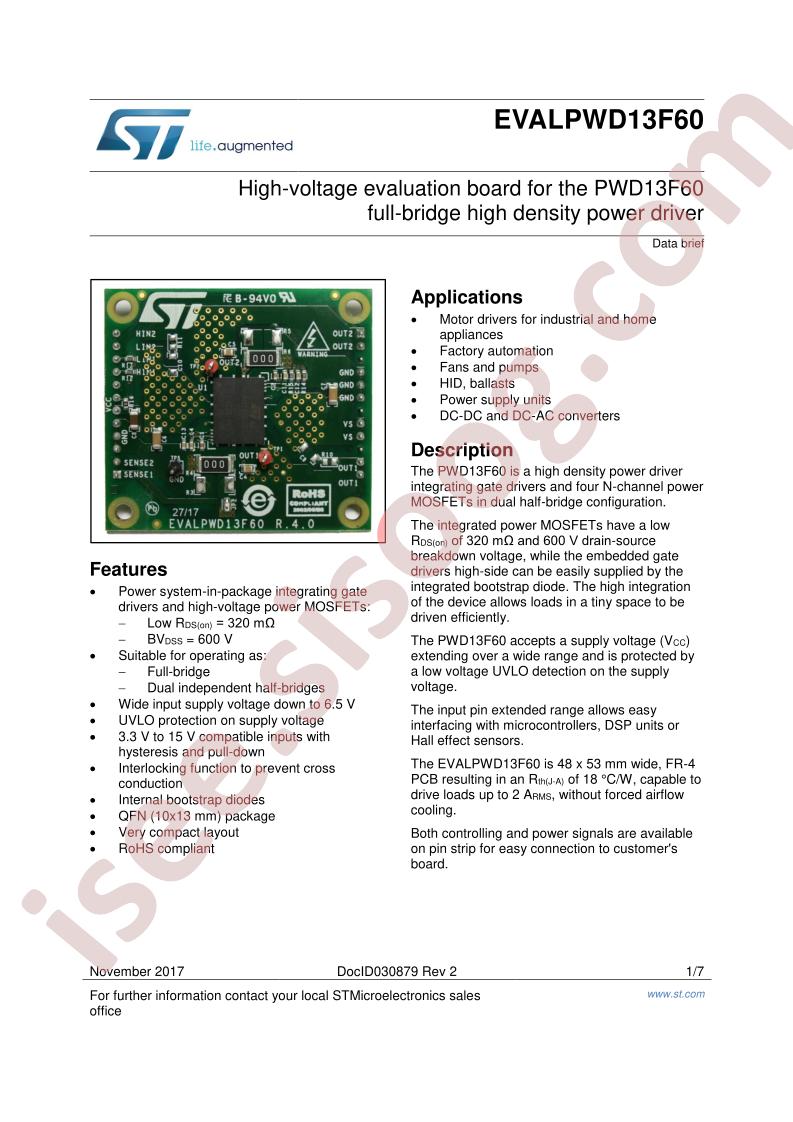 EVALPWD13F60 Brief