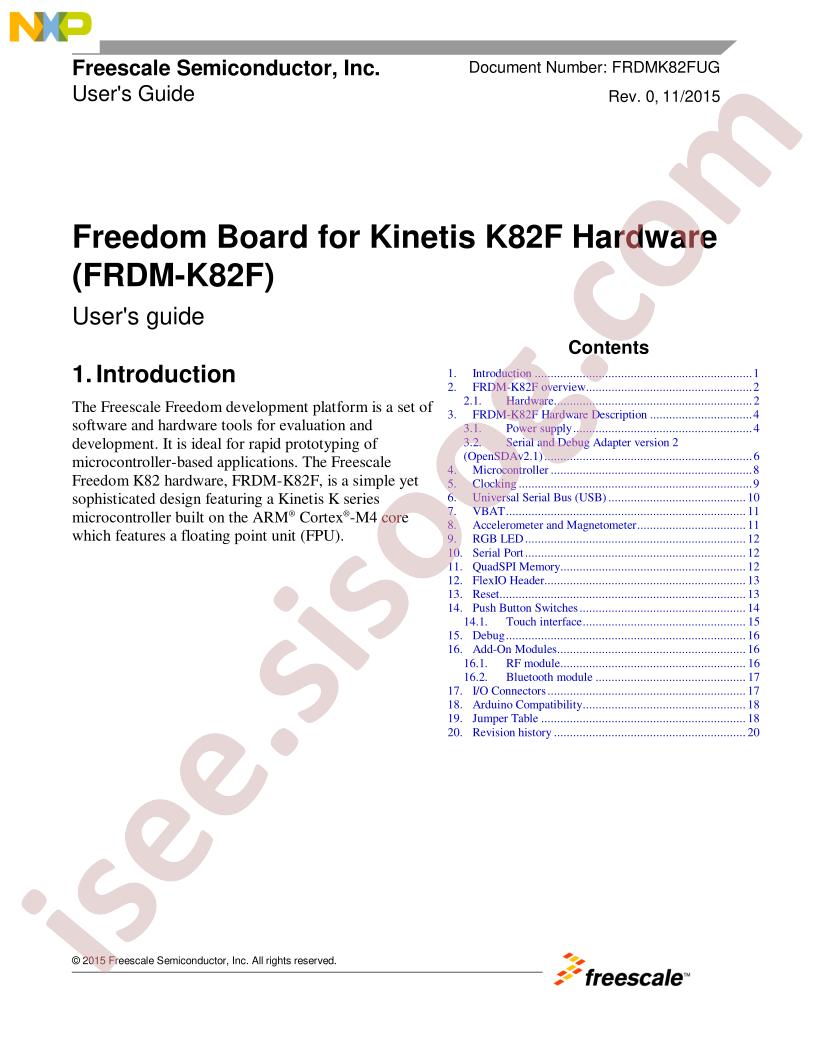 FRDM-K82F User Guide