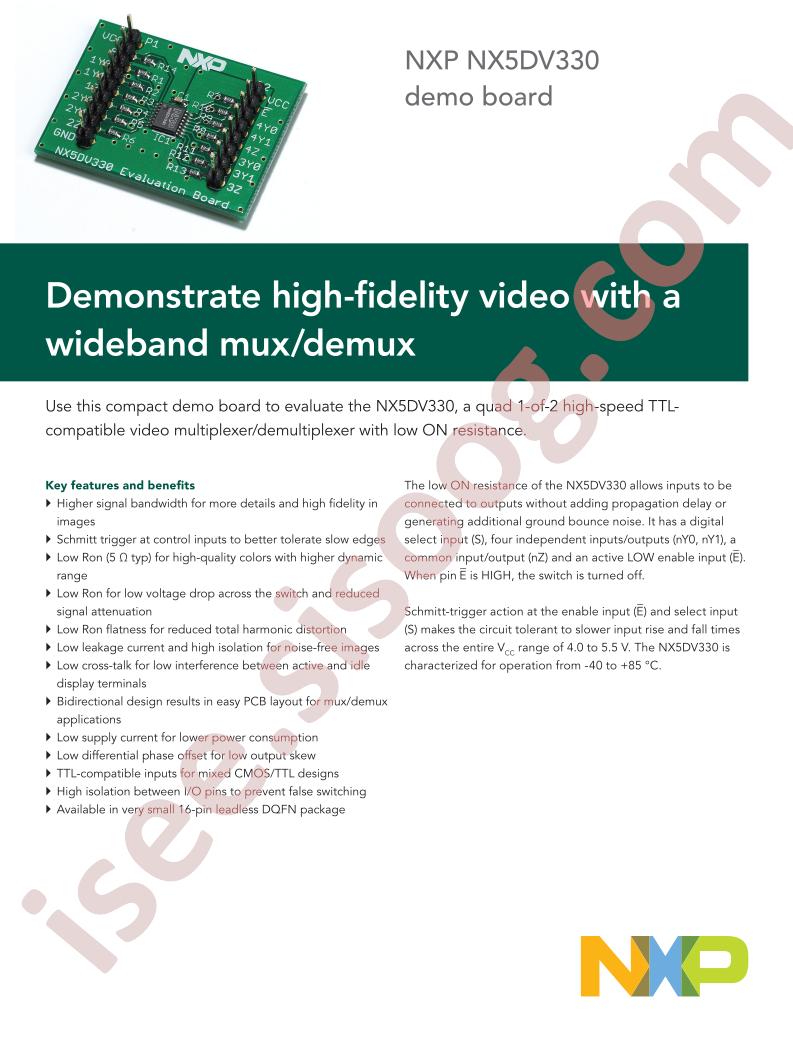 NX5DV330EVB Flyer