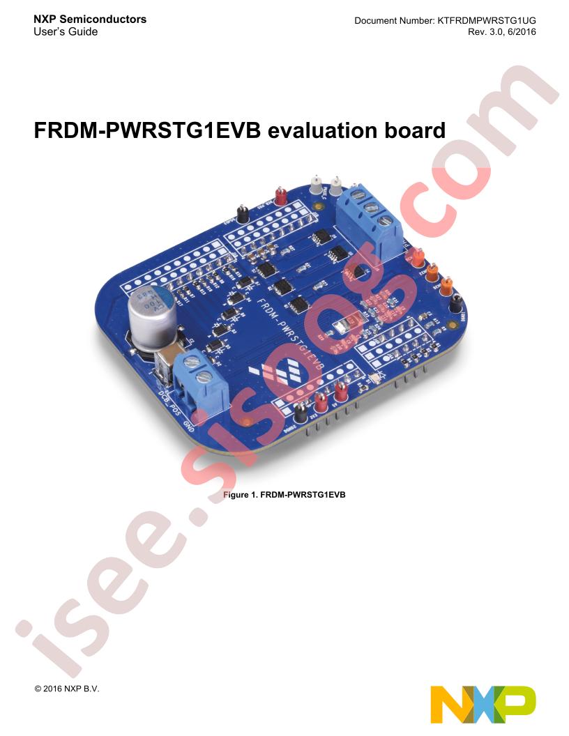 FRDM-PWRSTG1EVB User Guide