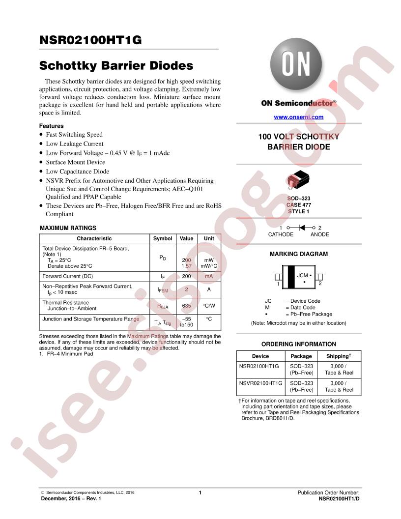 NSR02100HT1G