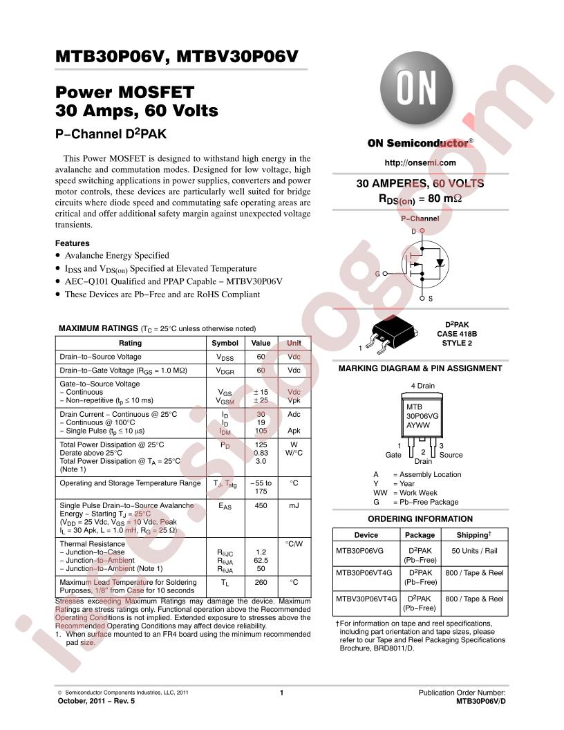 MTB30P06V