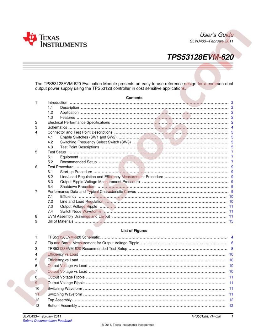 TPS53128EVM-620 User Guide