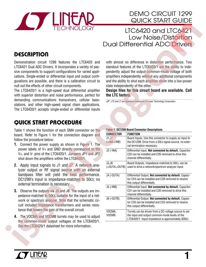 DC1299 Quick Start Guide
