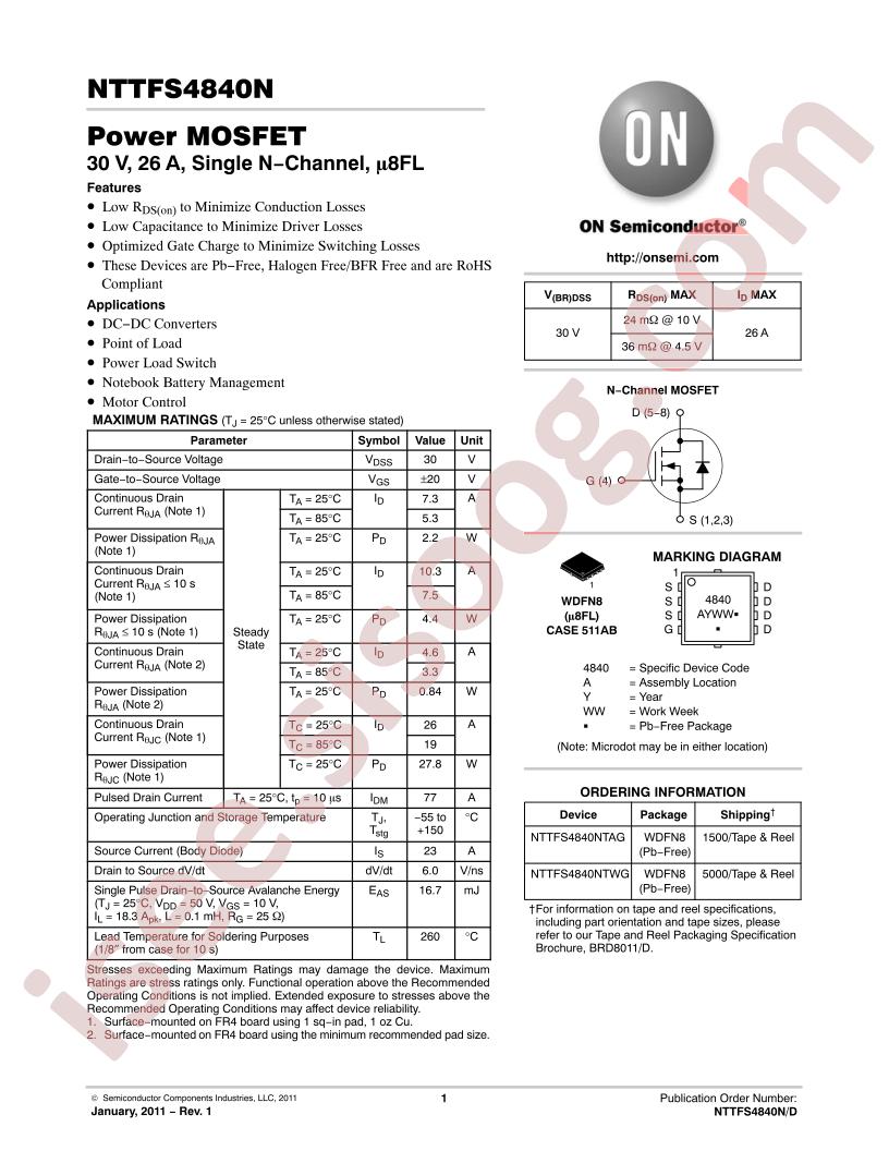 NTTFS4840N