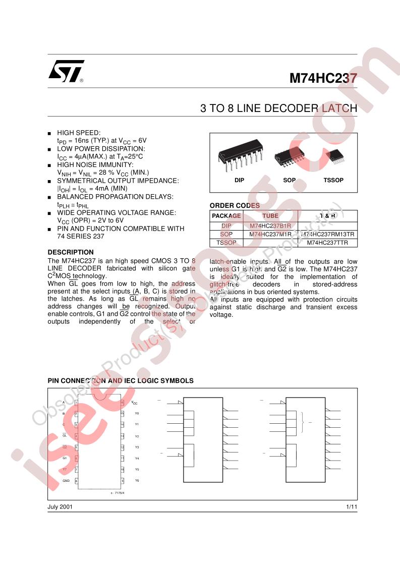 M74HC237