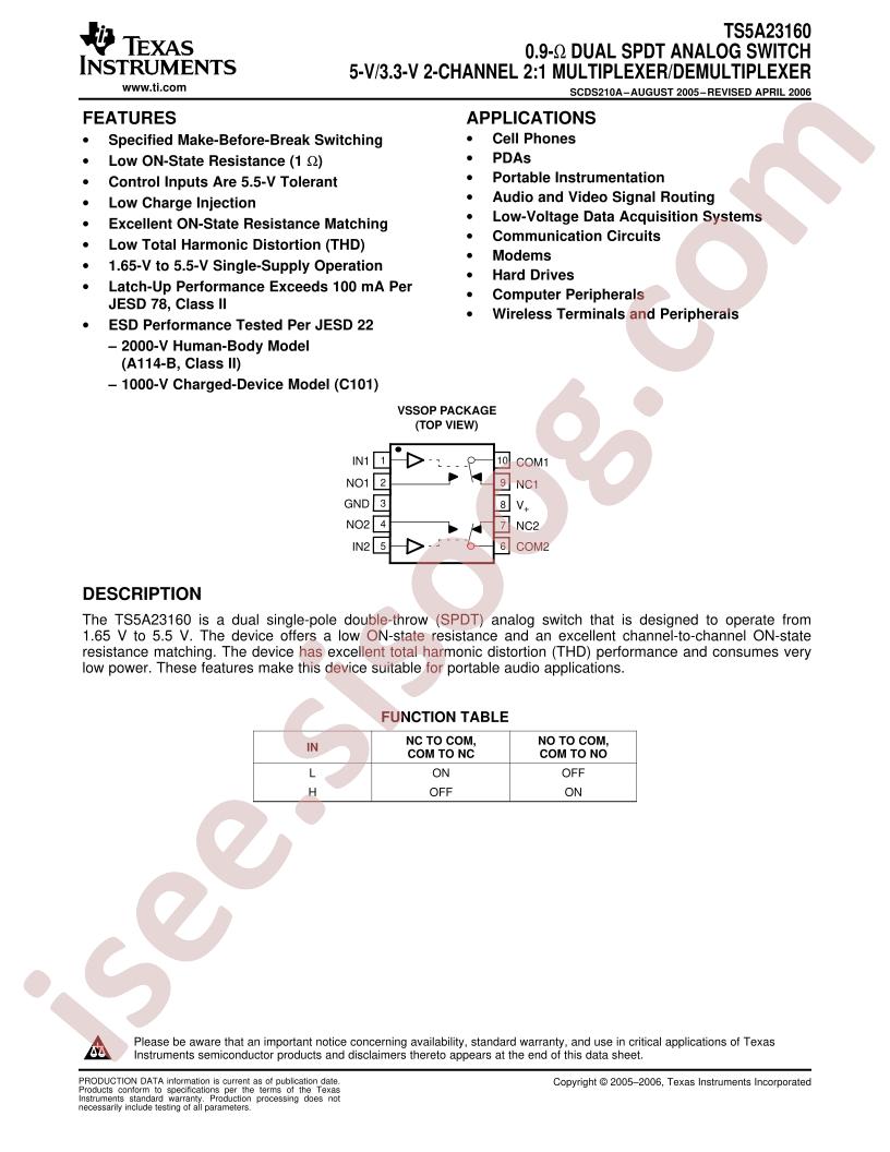 TS5A23160