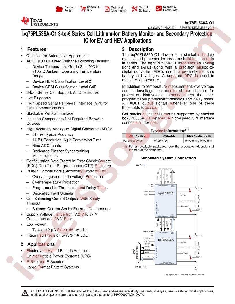 BQ76PL536A-Q1