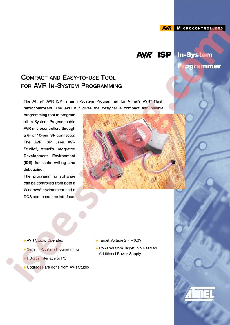 AVR ISP Prod Brief