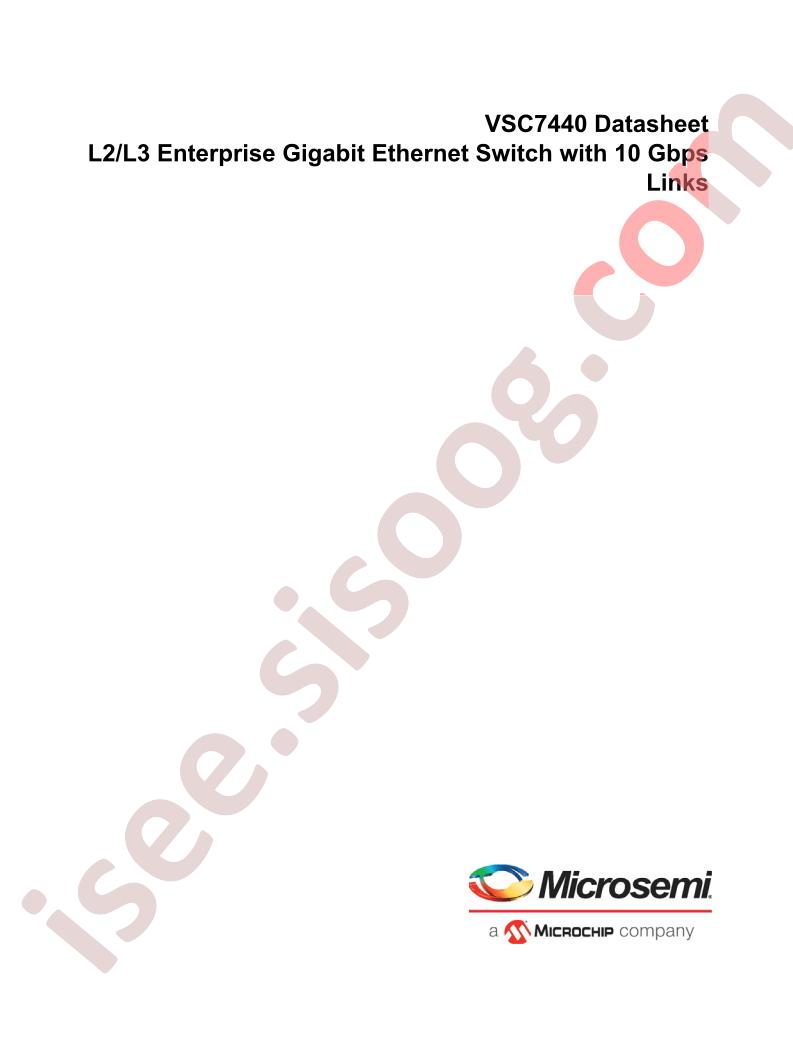 VSC7440 Datasheet