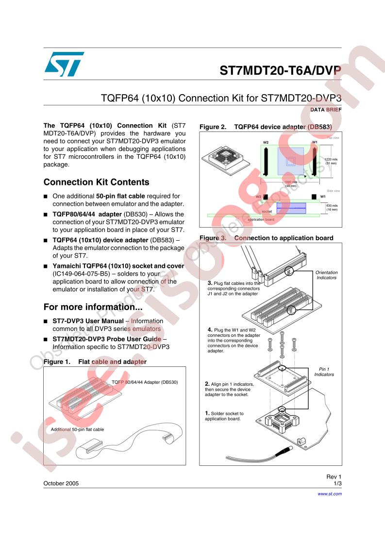 ST7MDT20-T6A/DVP Data Brief