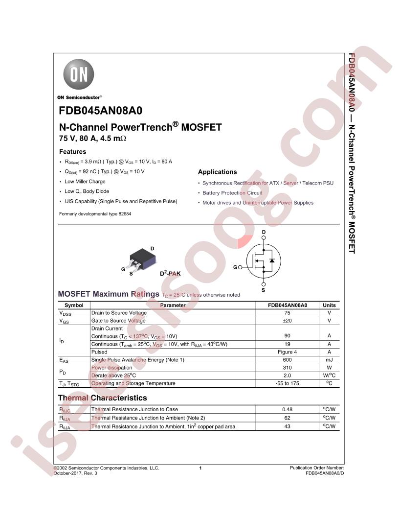 FDB045AN08A0