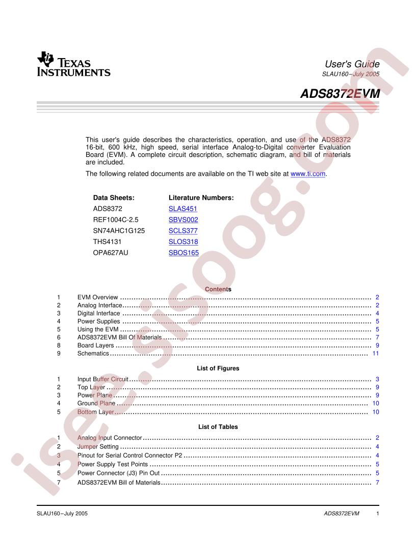 ADS8372EVM