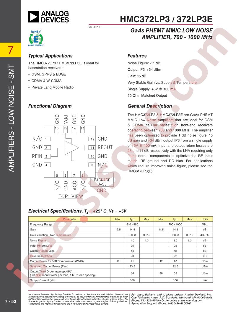HMC372LP3/E
