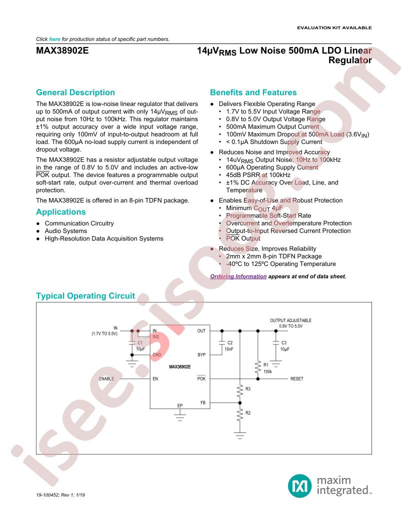 MAX38902E Datasheet