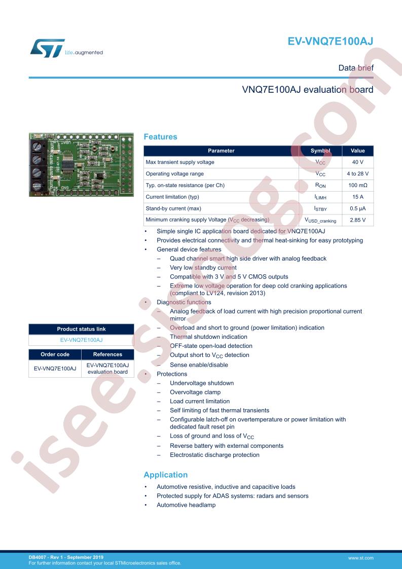 EV-VNQ7E100AJ Data Brief