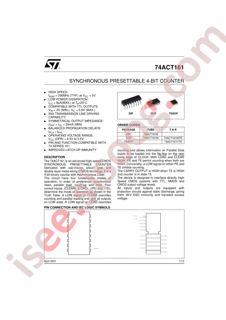 74ACT161
