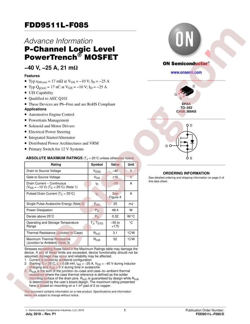FDD9511L-F085