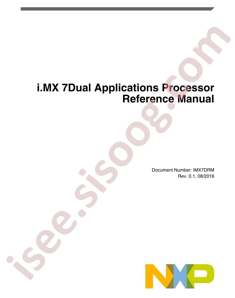 I.MX 7Dual Reference Manual
