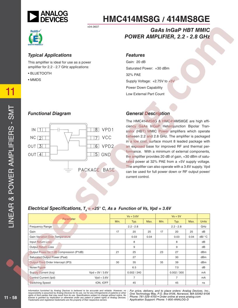 HMC414MS8G/E
