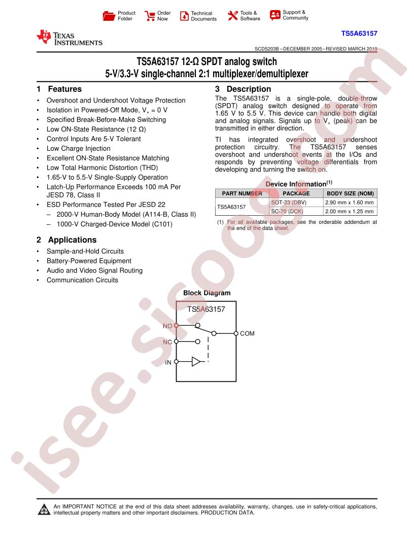 TS5A63157