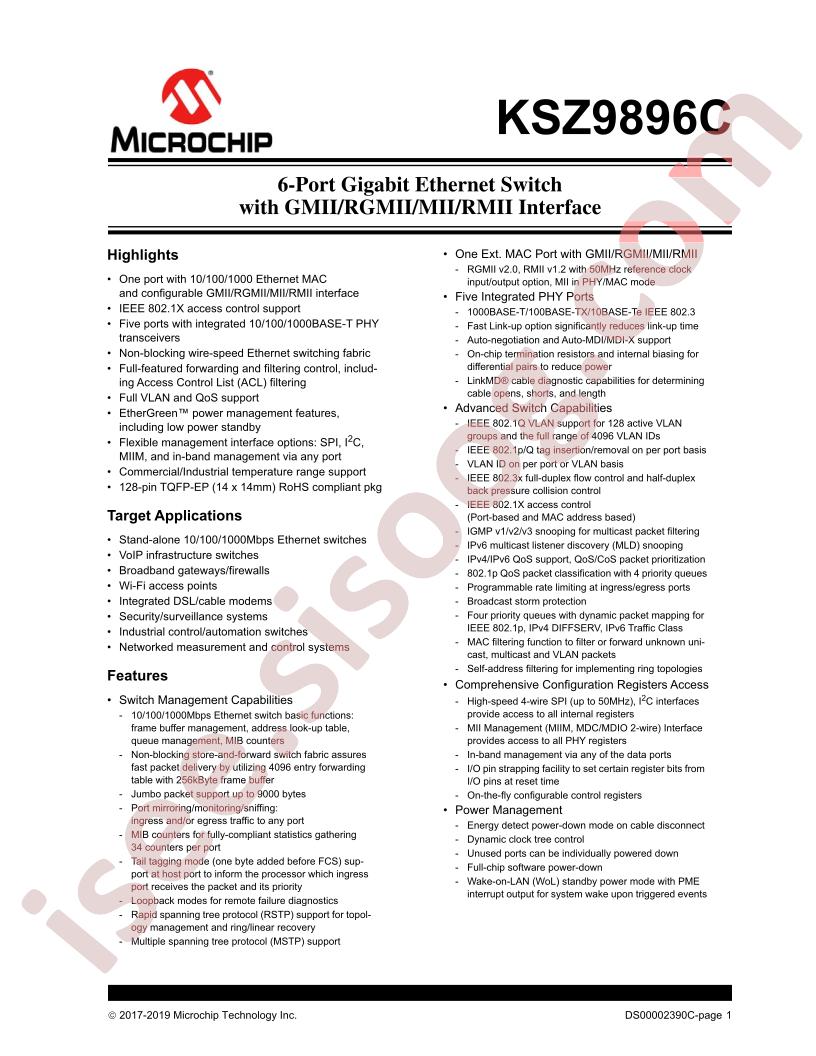 KSZ9896C