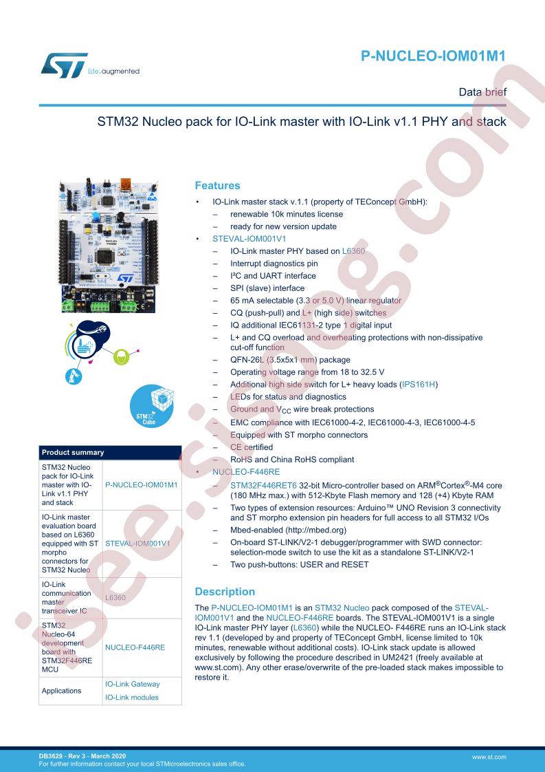 P-NUCLEO-IOM01M1 Data Brief