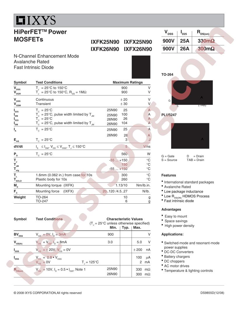 IXF(K,X)26N90/25N90