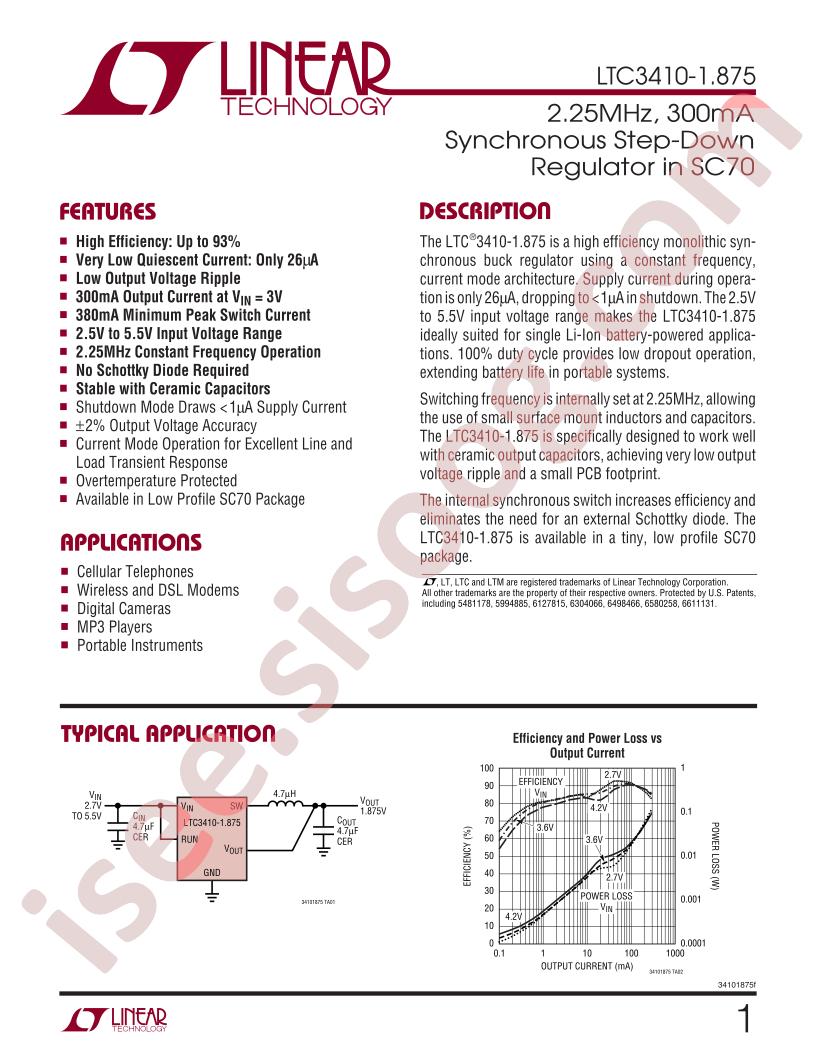 LTC3410-1.875